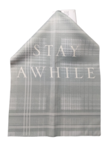 Place &amp; Time Sanctuary &quot;Stay Awhile&quot; Double Sided Garden Flag (12x18 in) New - £8.81 GBP
