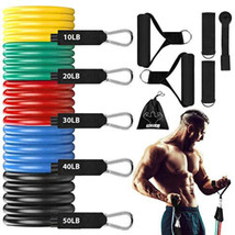 Resistance Bands Set,Home Workout,Physical Strength Training,Yoga Pilates Fitnes - £125.67 GBP