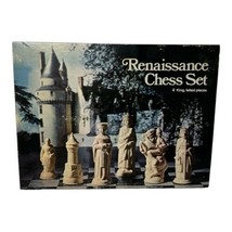 Vintage Renaissance Chess Set 4” King Pieces No.831 E.S.Lowe 1979 Milton... - £42.15 GBP
