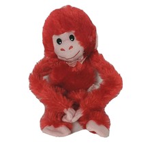 Greenbriar Intl Valentine Love Red Monkey Plush Stuffed Animal 16&quot; - £10.76 GBP