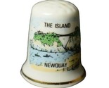 The Island Newquay Collectible Bone China Souvenir Thimble Home Decor - $7.52
