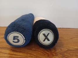 Golf Club Head Covers Unbranded 5 (Navy) &amp; X (Black &amp; white) Woods - £7.47 GBP