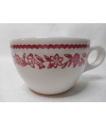 Buffalo China Restaurant Ware Kenmore Red 6oz Coffee Tea Cup Made USA No... - £8.01 GBP