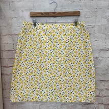 Boden Womens Francesca‎ A-line Skirt White Yellow Lemon Fruit Size Size 16 Reg - £30.71 GBP