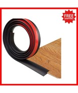 20ft Black PVC Floor Transition Strip for Seamless Edges in Homes and Bu... - $66.10 CAD