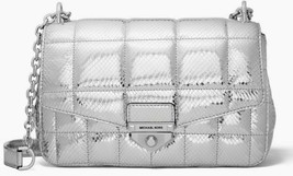 Michael Kors Soho Large Silver Snake Leather Chain Crossbody Shoulder Bagnwt - £298.91 GBP