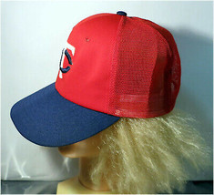 Vintage MLB, Minnesota Twins TC, Red / Navy, Soft, Half Mesh Baseball Cap - £11.15 GBP