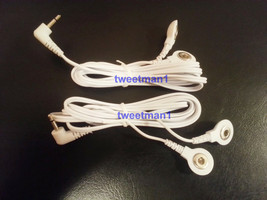 ELECTRODE LEAD WIRES Cables 2.5mm FOR HEALTH HERALD DIGITAL MASSAGER One... - $13.79