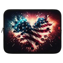Heart HP 16&quot; Sleeve - USA Print Laptop Sleeve - Colorful Laptop Sleeve w... - $34.65