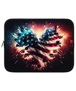 Heart HP 16&quot; Sleeve - USA Print Laptop Sleeve - Colorful Laptop Sleeve w... - £27.25 GBP