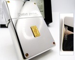 Limited Edition 0617/1000 &quot;Gold Ingot K24 999.9&quot; Zippo 2004 Unfired Rare - £200.26 GBP