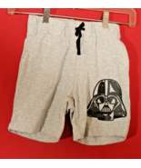 NEW Spotted Zebra Boy&#39;s Star Wars Darth Vader Knit Jersey Gray Shorts XS... - $162.97 MXN