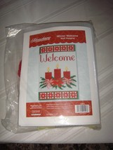 Herrschners Plastic Canvas Winter Welcome Wall Hanging - $21.99