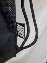 Alpha Adapt Gym Sack Fabric Backpack Hobo Black / White Zip Pocket image 4