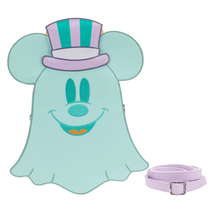 Loungefly Disney Pastel Ghost Minnie and Mickey GITD Double Sided Crossbody Bag - £36.53 GBP