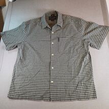 Abercrombie &amp; Fitch Plaid Button Down Shirt L Short Sleeve Cotton - $39.41 CAD