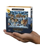 Alpine Christmas 90047 Personal Mini Jigsaw 210 Piece Puzzle 9 x 11&quot; Dowdle - $19.79
