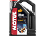 4 Liter Bottle of New Motul 108210 Snowpower 2T Synthetic Oil 2 Stroke P... - $68.95
