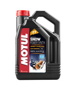 4 Liter Bottle of New Motul 108210 Snowpower 2T Synthetic Oil 2 Stroke Pre-Mix - $68.95