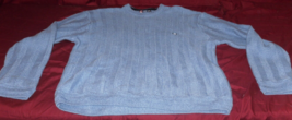 CHAPS EST. 1978 LIGHT BLUE KNITTED COZY LONG SLEEVE CREWNECK MEN&#39;S SHIRT XL - $18.03 CAD