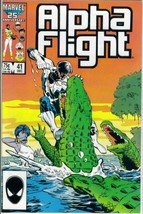 Alpha Flight #41: It&#39;s Not Easy Being Purple (Marvel Comic Book December 1986... - £6.31 GBP