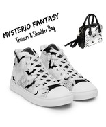 Bat Kingdom Goth Artistic Inspired Trainers &amp; Shoulder Bag Set. - $261.45 CAD