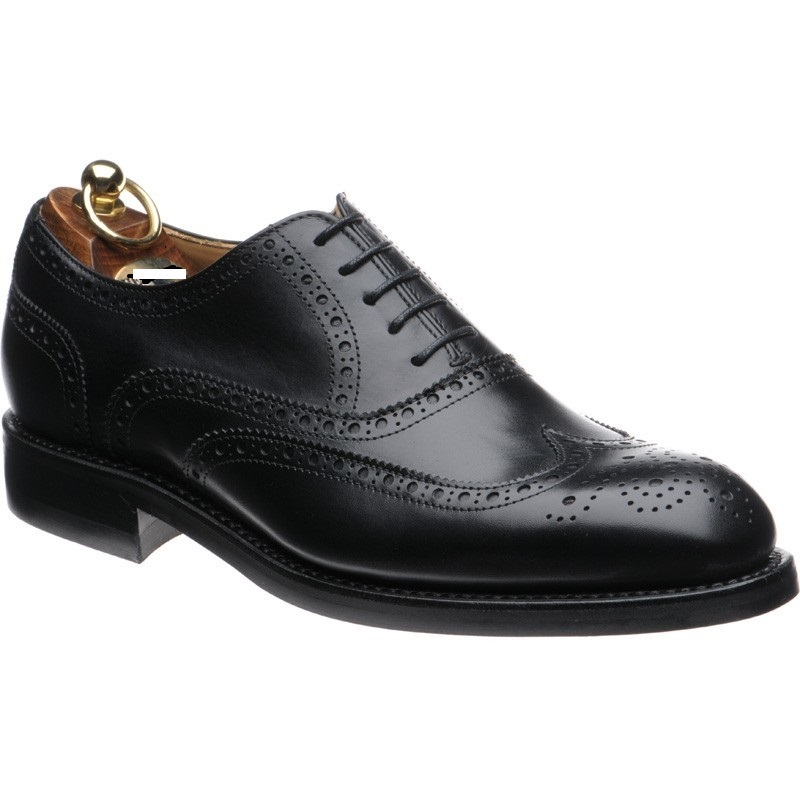 NEW Handmade mens black brogue dress leather shoes, Men formal genuine leather s
