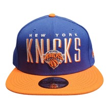 NBA New York Knicks Snapback Hat Mens OS Blue Orange New Era Blue 9FIFTY... - $514.04 MXN