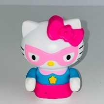 McDonalds Happy Meal Toy Hello Kitty Character Toy Pink Cape Glasses Bow Figure - £5.98 GBP