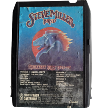 The Steve Miller Band Greatest Hits 1974-78 8-Track Cartridge Vintage Rock - £5.41 GBP