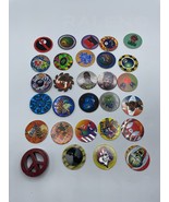 Vintage 1990&#39;s POG Lot of 29 WPF Brass Slammers Grunge Ken Griffey Shaq ... - $7.59