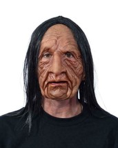 Hippie Mask Native American Rocker Old Man Wrinkled Nose Ugly Halloween MH1004 - £63.52 GBP