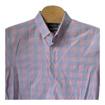 Bonobos Plaid Shirt Men&#39;s Size Large blue pink Long Sleeve Button Standa... - $239.60 MXN