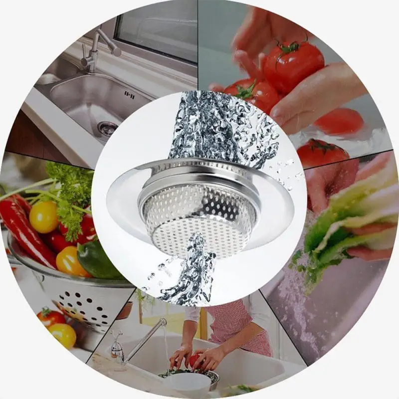 House Home NEW 7cm/9cm/11cm Kitchen Filter Sinks Strainer Drain Hole A S... - £19.98 GBP