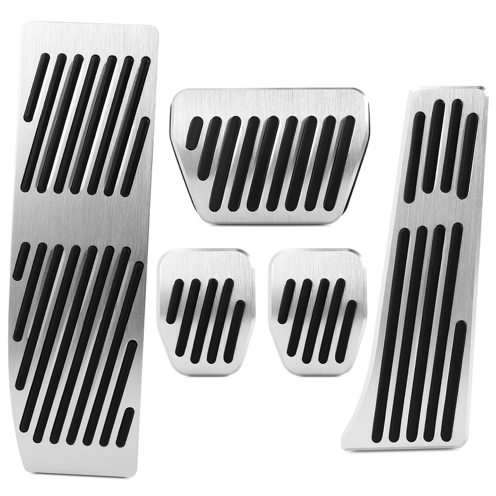 Aluminum Car Styling Footrest Pedal Fuel Gas Brake Pedals Pad Plate For ... - $7.93+