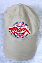 Authentic Cheers Boston Pub Gear Strapback Hat Baseball Cap Tan TV Show - $14.73
