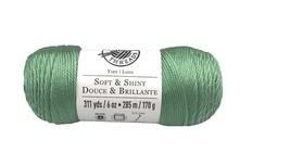 Loops &amp; Threads, Soft &amp; Shiny Ombre Yarn, #34 Bay Leaf Green, 6 Oz. Skein - £7.43 GBP