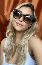 New WILL.I.AM WA 525S02  53mm Brown Cat Eye Tortoise Oversized Womens Sunglasses - £79.63 GBP