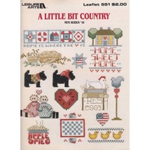 Vintage Cross Stitch Patterns, Little Bit Country Mini Series 16 by Terr... - £9.91 GBP