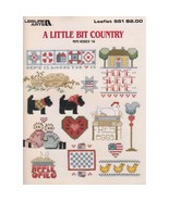 Vintage Cross Stitch Patterns, Little Bit Country Mini Series 16 by Terr... - £9.90 GBP