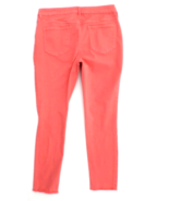 Old Navy Women&#39;s Jeans 14 Rockstar Crop Skinny Coral Pink Denim Pants Ra... - $15.84