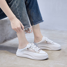 Baotou Half Slippers Female Summer Wear Students Korean Mesh Breathable Non-slip - £29.57 GBP