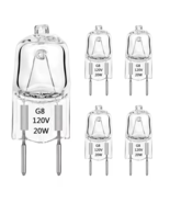 5 Pcs G8 Base JCD Type Light Bulb 120V 20W 20WATT Range Hood &amp; More Repl... - €6,04 EUR