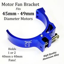 RCP Xtreme Cool Fan Mount Bracket Fits 45mm-49mm Diameter Motors 40mm Fans Blue - £11.79 GBP