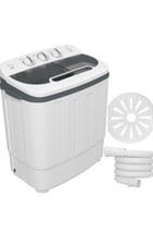 Portable Mini Washing Machine, 17 Lbs Capacity Washer and Spinner Combo - £118.67 GBP