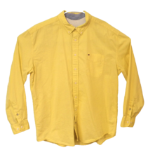 Tommy Hilfiger Mens Yellow Oxford Long Sleeve Button Down 2XL - £15.53 GBP