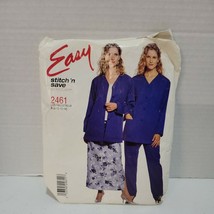 McCall&#39;s Easy Stitch &amp; Save 2461 Misses Cardigan Pull On Pants &amp; Skirt Sz 8-14 - £1.53 GBP