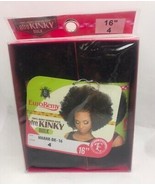 EVE HAIR 100% REMY HUMAN HAIR AFRO KINKY BULK 16&quot; COLOR #4 MALEY BRAID T... - $560.98 MXN