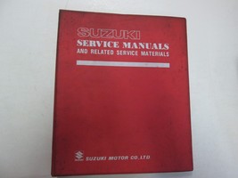 1978 1979 1980 Suzuki TS125 Service Manual W/SUPP 3 Volume Set Binder Stained - £35.93 GBP