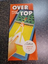 Over the Top Game Whitman Publishing Co. Wooden Marble Shooter Game. - $24.74